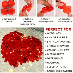 1000 Rayon Rose Petals Wedding Party Decor