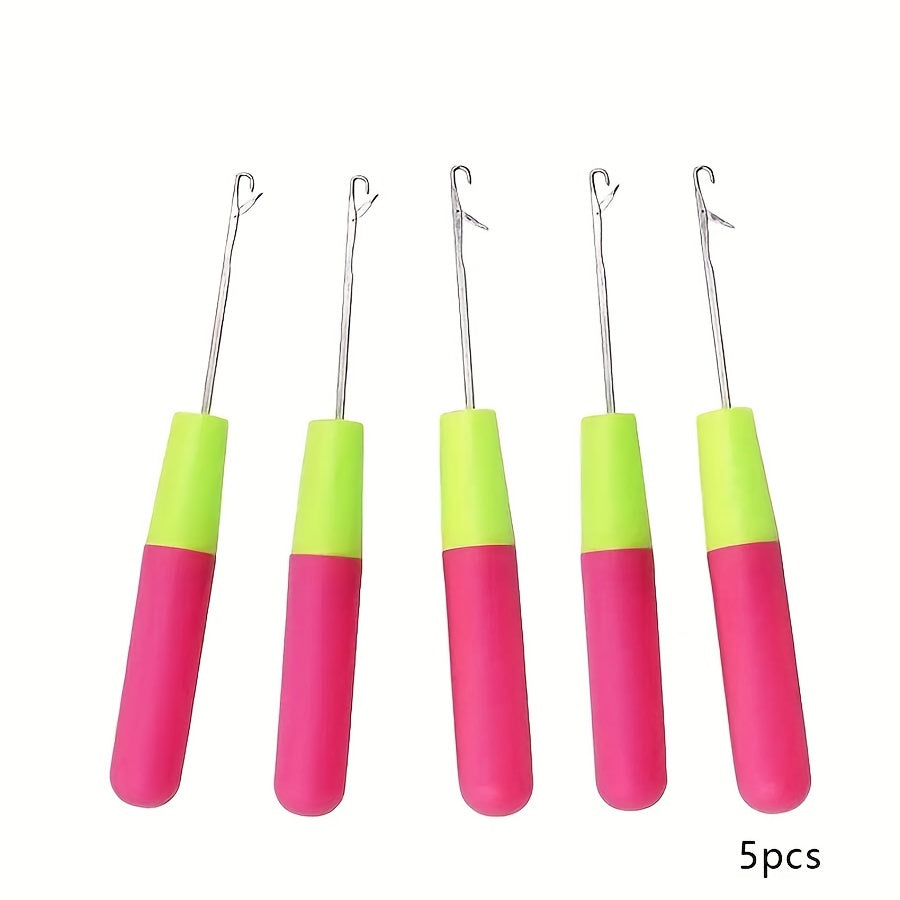 5pcs Knitting Tools Set Aluminum Sewing Needles Random