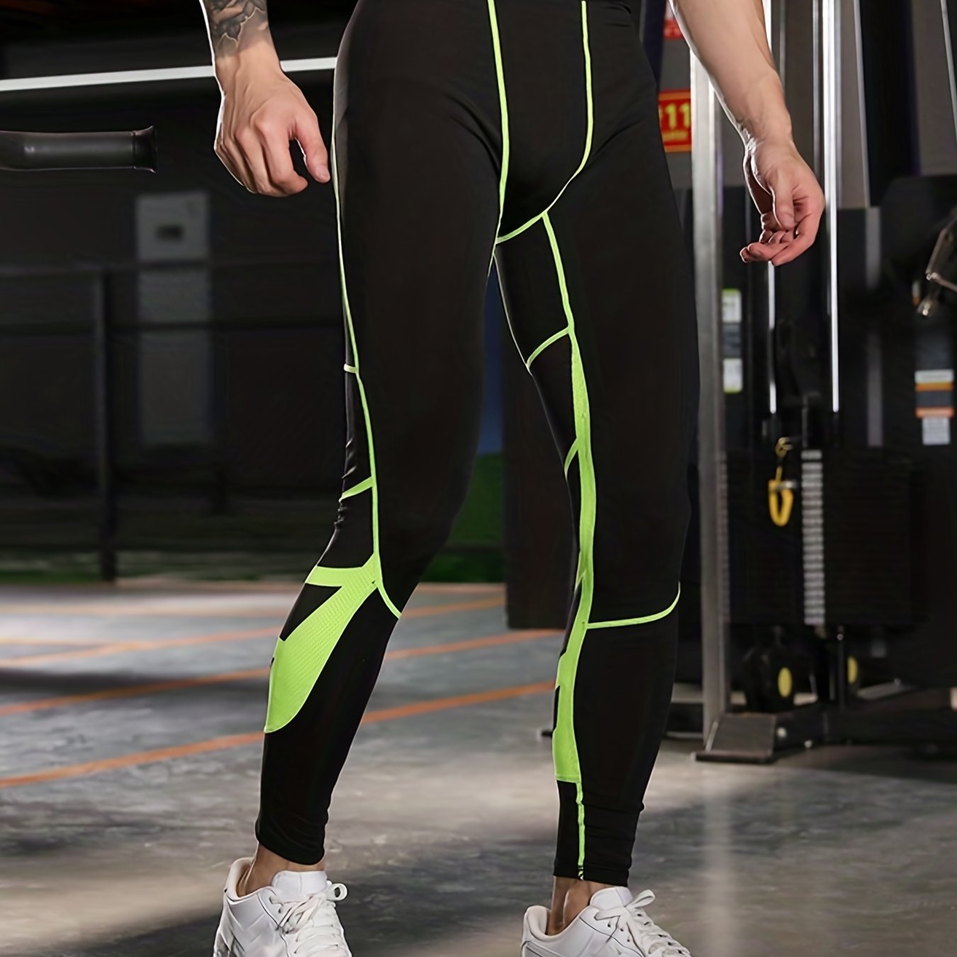 Men's Tight Long Compression Pants Quick Dry Leggings