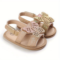 Girls Bowknot Sandals Lightweight Non Slip Comfy Crib Shoes