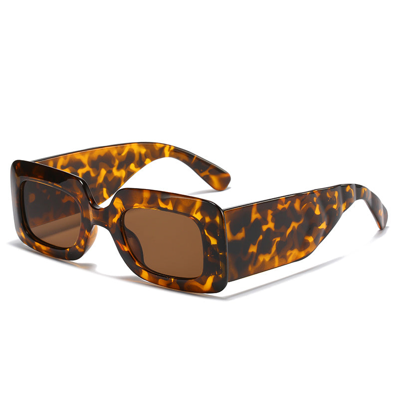 Vintage 90s Rectangle Sunglasses Women Narrow Square Frame