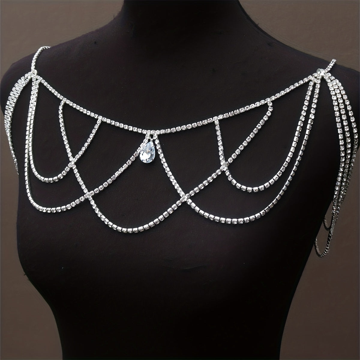 Crystal Pendant Shoulder Chain Jewelry