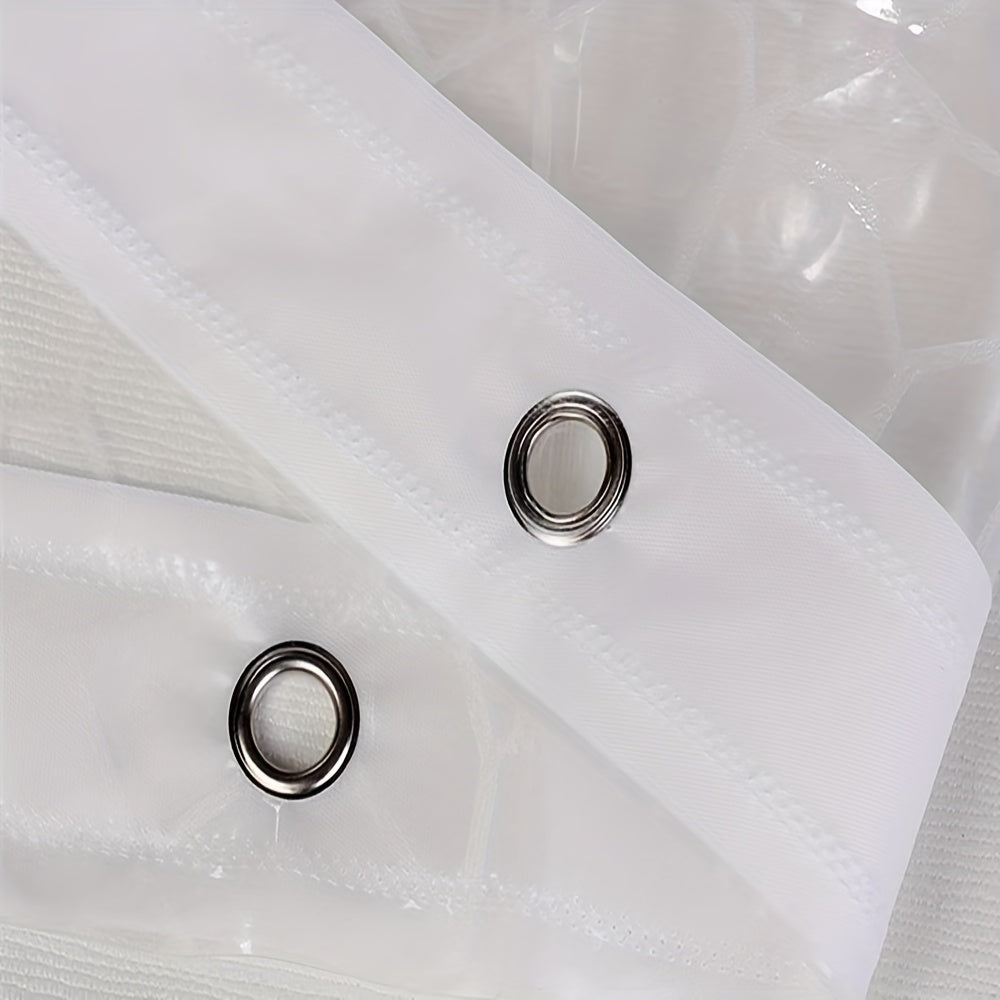 PEVA Clear Shower Curtain Waterproof 180x180cm