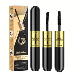 Double Headed 2-in-1 Fiber Mascara Waterproof Long Lasting