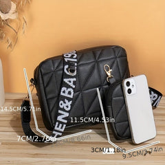Quilted Crossbody Bag with Coin Purse