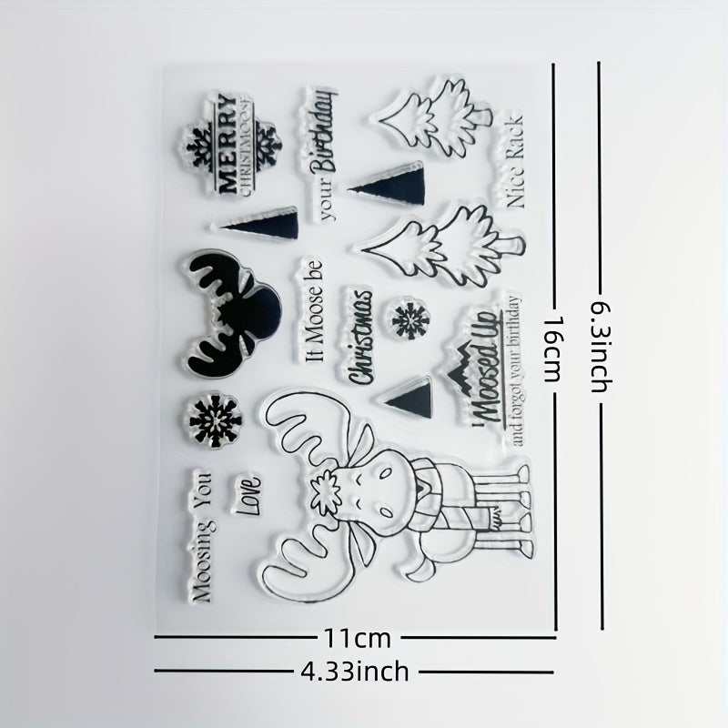 Cartoon Transparent Journal Stamp Reusable Stationery