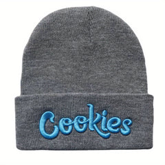 Unisex Cookies Embroidered Warm Hip Hop Knitted Hat