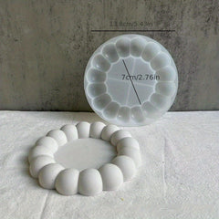 DIY Bubble Tray Coaster Silicone Mold for Handicrafts