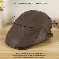 Adjustable Ear Protection Newsboy Cap For Men Women Spring Autumn