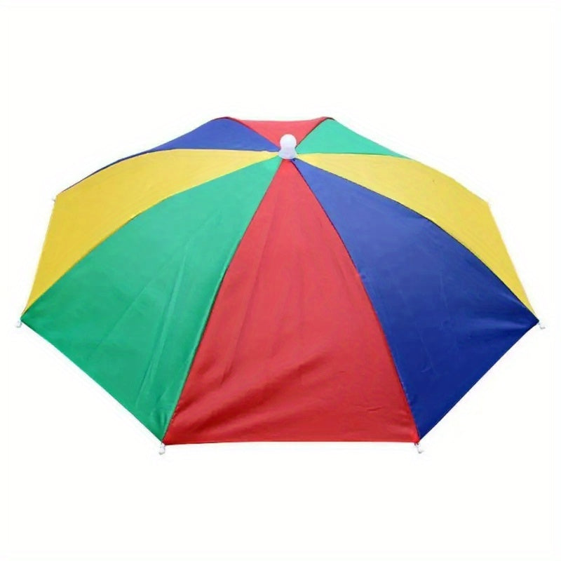 Portable Umbrella Hat Sunshade UV Protection Hat Camping Fishing Beach