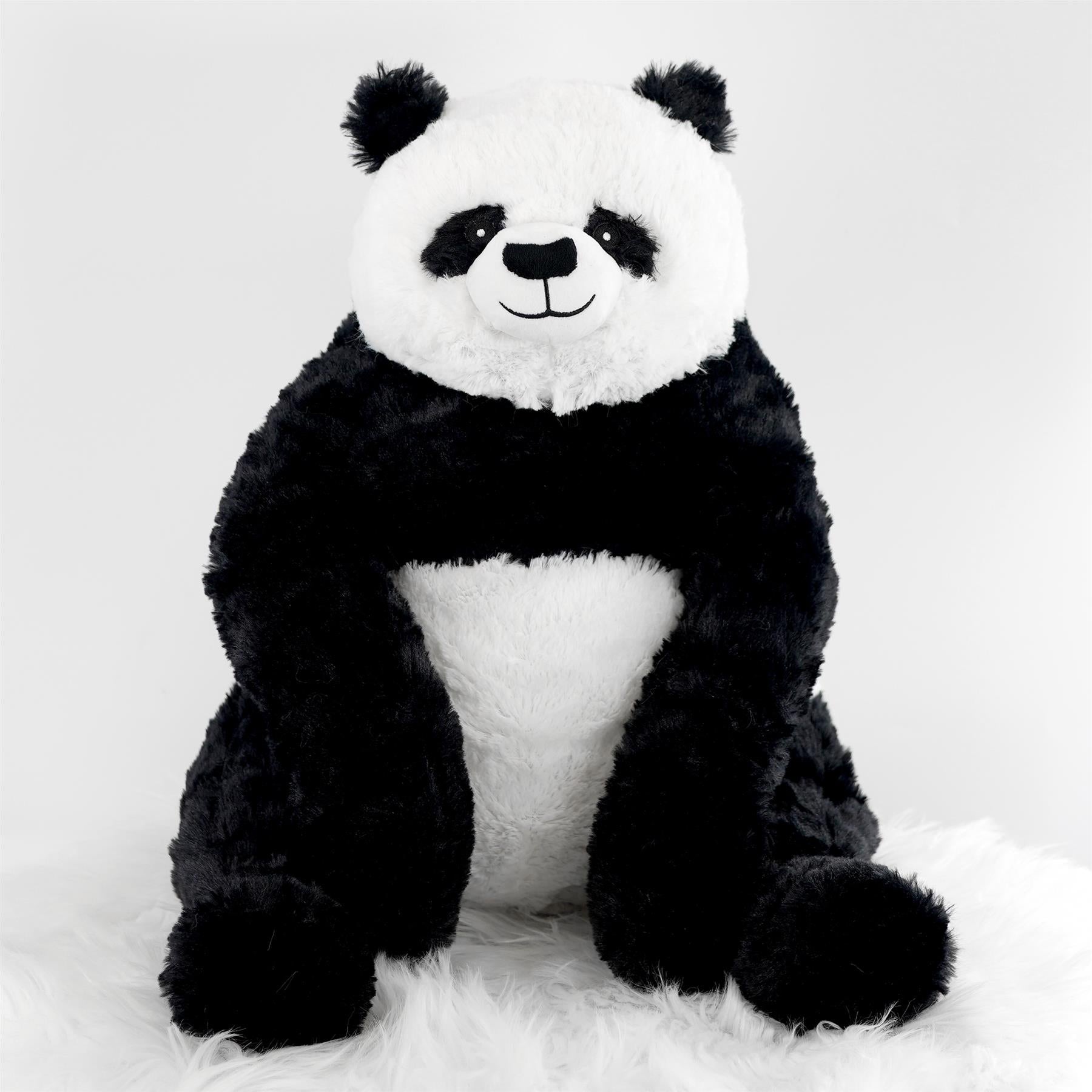 Large 22" Plush Sitting Panda Bear Toy & Stuffed Teddy Kids Toy