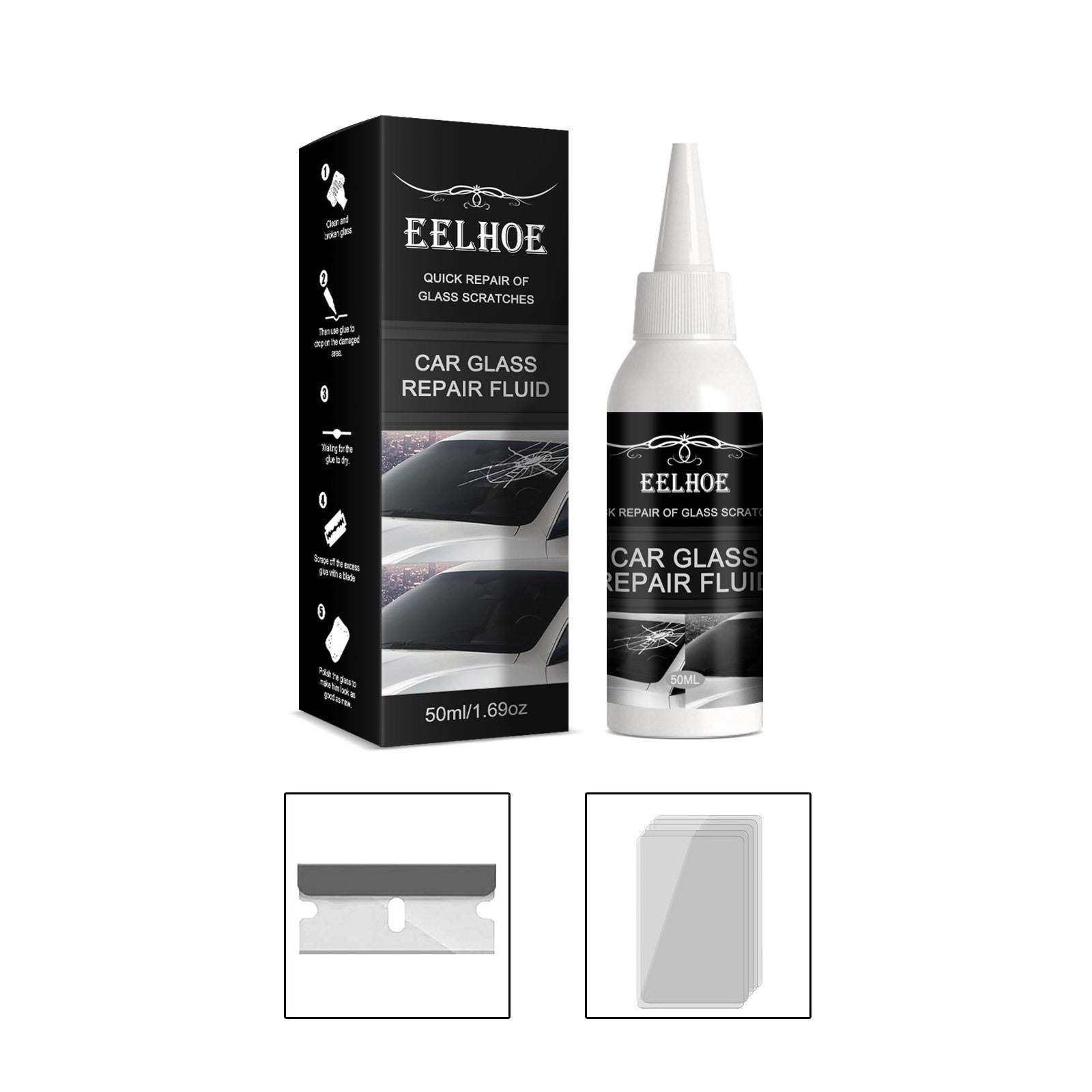 Auto Glass Repair Glue Windshield Crack Adhesive