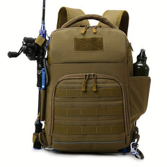 Large Capacity Fishing Backpack Tackle Storage Bag