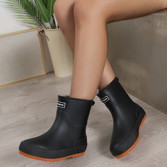 Women's Waterproof Outdoor Rain Boots Soft Sole Work Boots