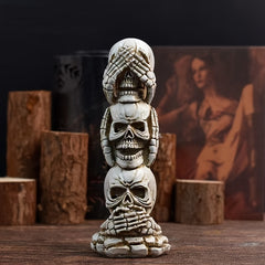 Halloween Skeleton Ornament Prank Skull Decor Props