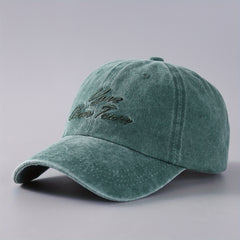 Unisex Vintage Cotton Baseball Cap Sunshade Breathable Adjustable Casual