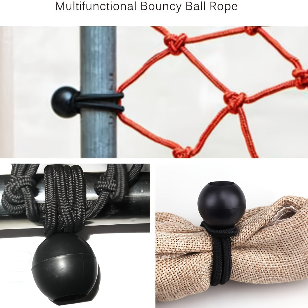 10pcs Ball Bungee Cords Elastic Rope For Canopy Camping Tent