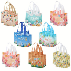 Easter Non-woven Tote Bag Gift Rabbit Egg Shopping Bag