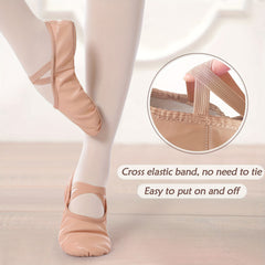 Kids Ballet Dancing Shoes - Soft & Breathable for Girls & Boys