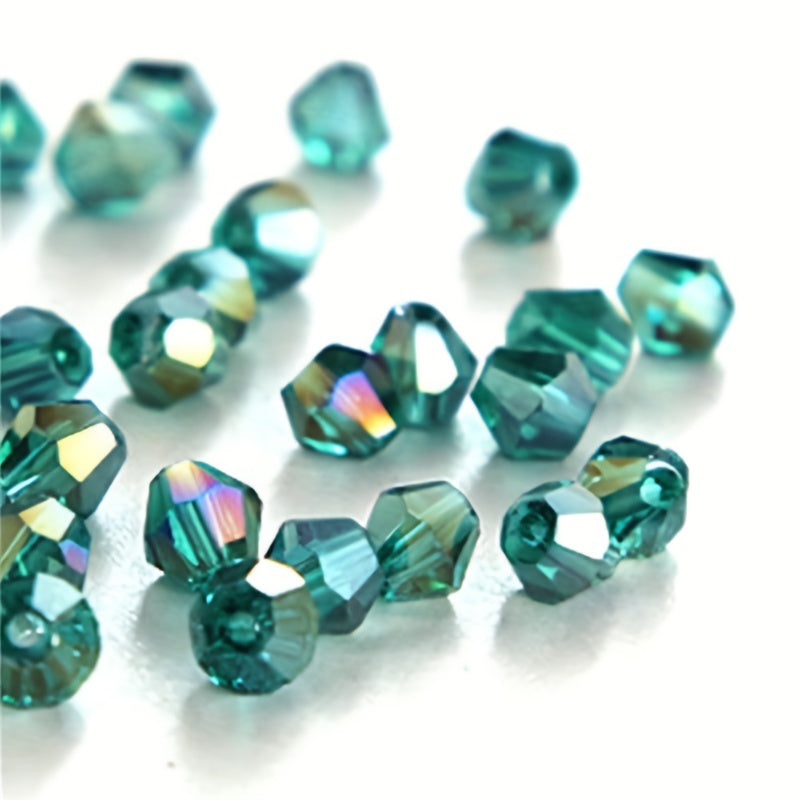 4mm Rhombus Crystal Loose Beads for DIY Jewelry Necklace Bracelet