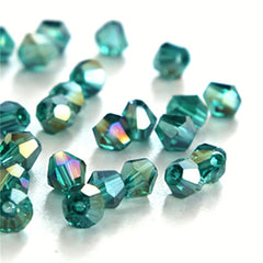 4mm Rhombus Crystal Loose Beads for DIY Jewelry Necklace Bracelet