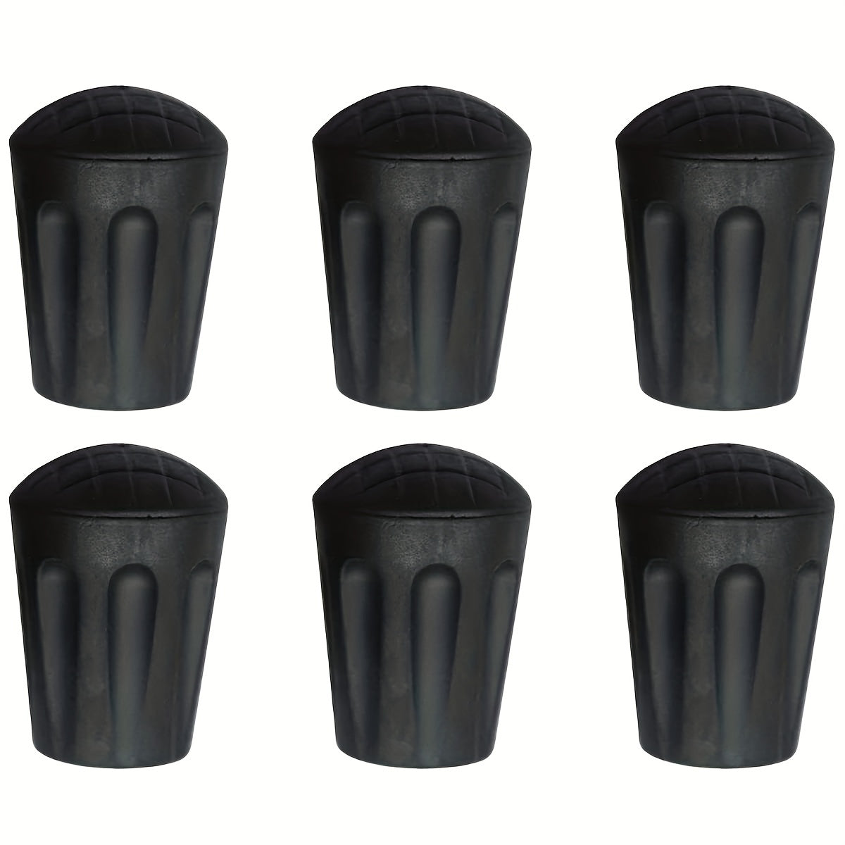 Trekking Pole Tips Replacement Protectors - 6pcs