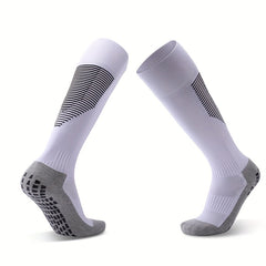 Non Slip Long Sports Socks For Soccer Football Over The Calf