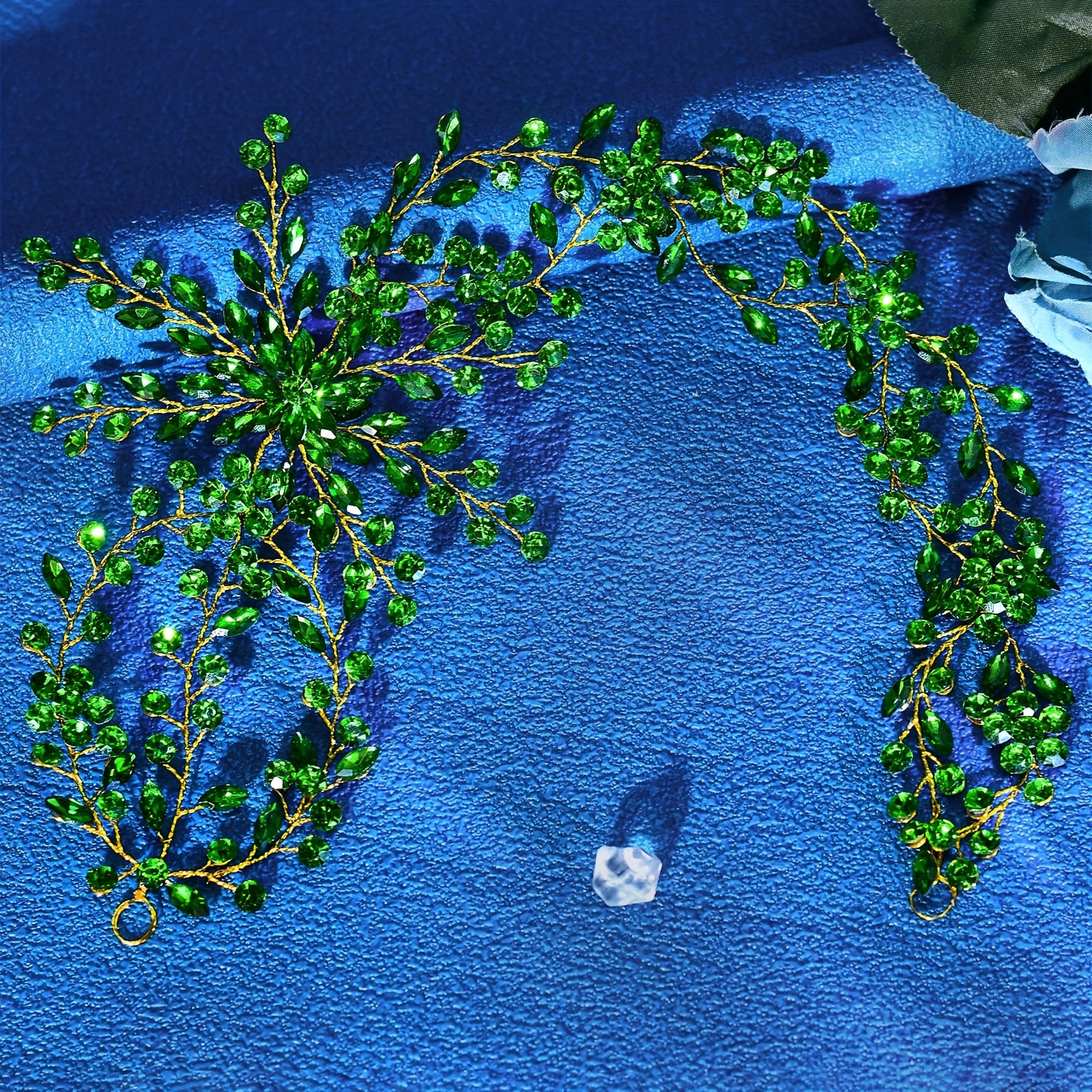 Green Sequin Bridal Headband for Women Sweet & Style Perfect for Weddings