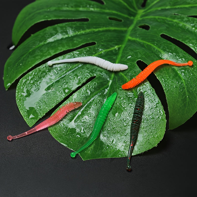 30pcs Fishing Soft Lure Swimbait For Trout Bass Tackle