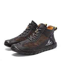 Men's High Top Chukka Boots Outdoor Non Slip Lace Up Boots