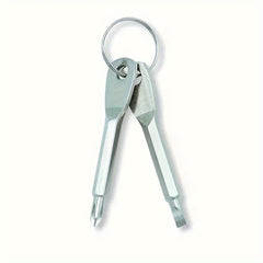 Stainless Steel Portable Screwdriver Key Chain Emergency Tool