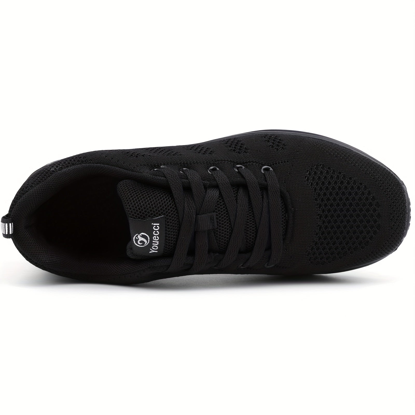 Women's Lightweight Gym Sneakers Breathable Lace up Running Shoes