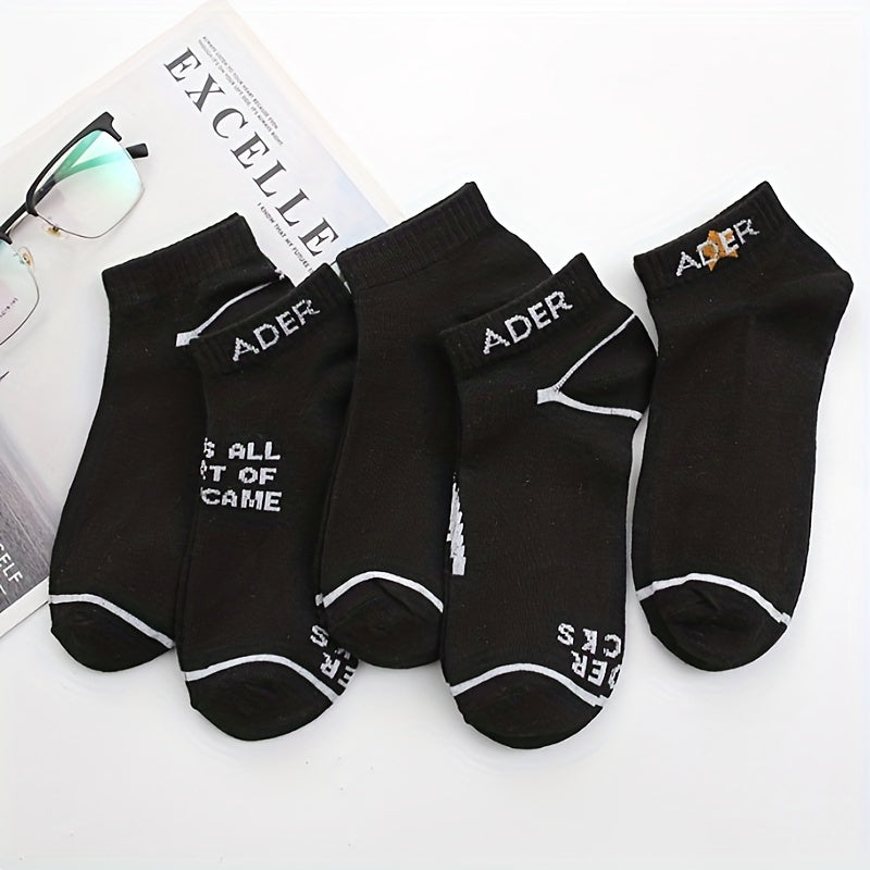 10 Pairs Boys Kids Short Ankle Socks Breathable Comfy Children's Socks