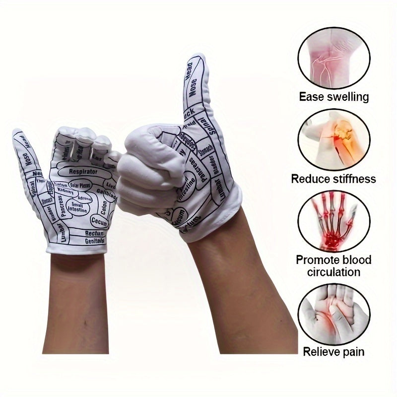 Acupressure Reflexology Gloves Hand Spa Tool Women Men
