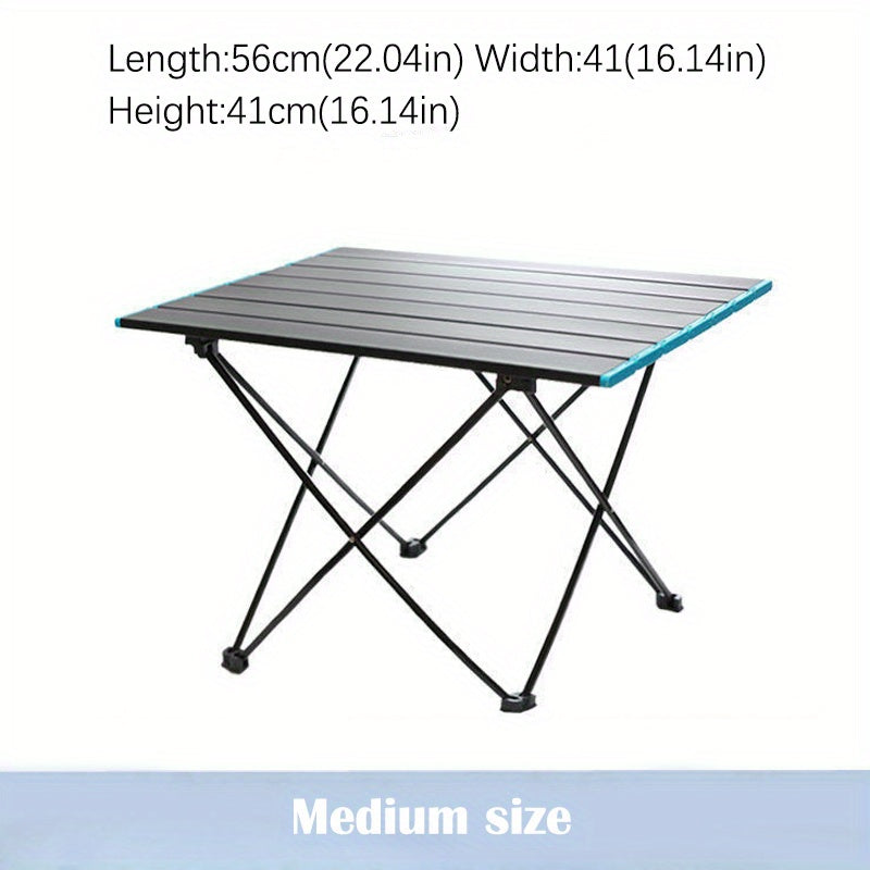 Portable Folding Table Light Aluminum Alloy for Outdoor Activities