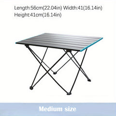 Portable Folding Table Light Aluminum Alloy for Outdoor Activities