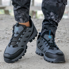 Men's Low Top Hiking Boots Non Slip Lace Up Shoes