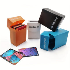 2pcs Game Card Box Holds 80 Cards Mini Storage Box Waterproof Mini Case