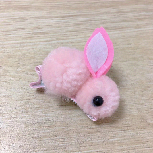 Girls Plush Rabbit Hair Clips Autumn Winter Decorative Accessory Holiday Gift