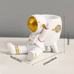 Astronaut Decor Pen Holder for Kids' Room