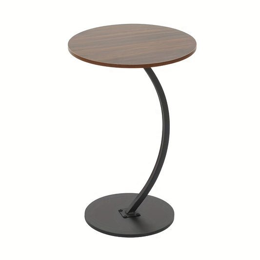 Modern C-Shaped Side Table for Living Room, Bedroom, Sofa