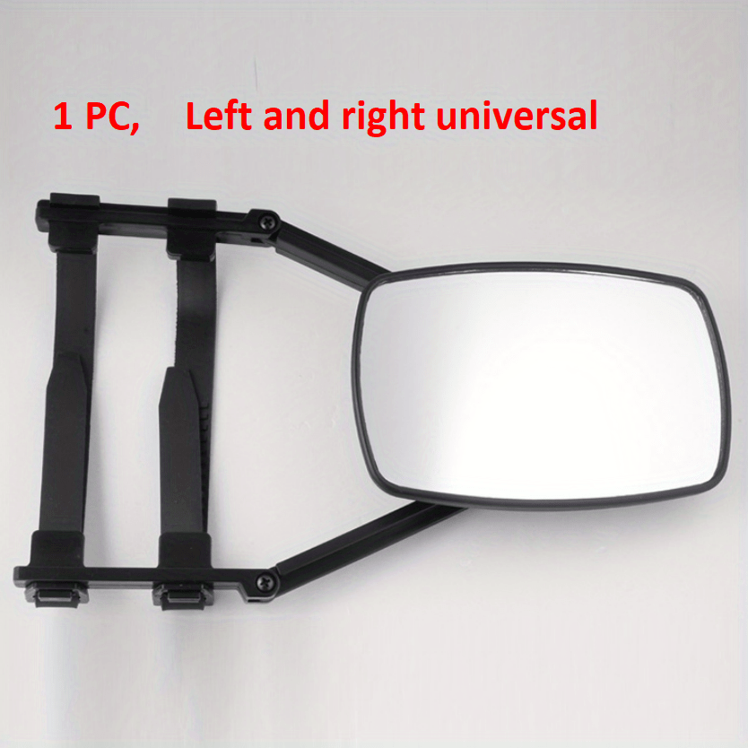 RV Truck Car Trailer Extension Rearview Mirror Extended Strap Flat Mirror