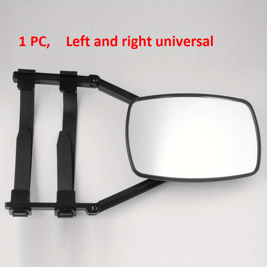 RV Truck Car Trailer Extension Rearview Mirror Extended Strap Flat Mirror