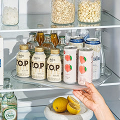 360 Degree Rotating Refrigerator Storage Organizer Turntable