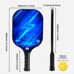 Panelsound Pickleball Paddles Set Of 2 Fiberglass Surface Pickleball Set