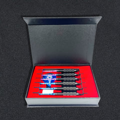 6pcs Professional Metal Tip Darts Set with Extras
