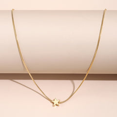 Love Heart Alloy Necklace For Women