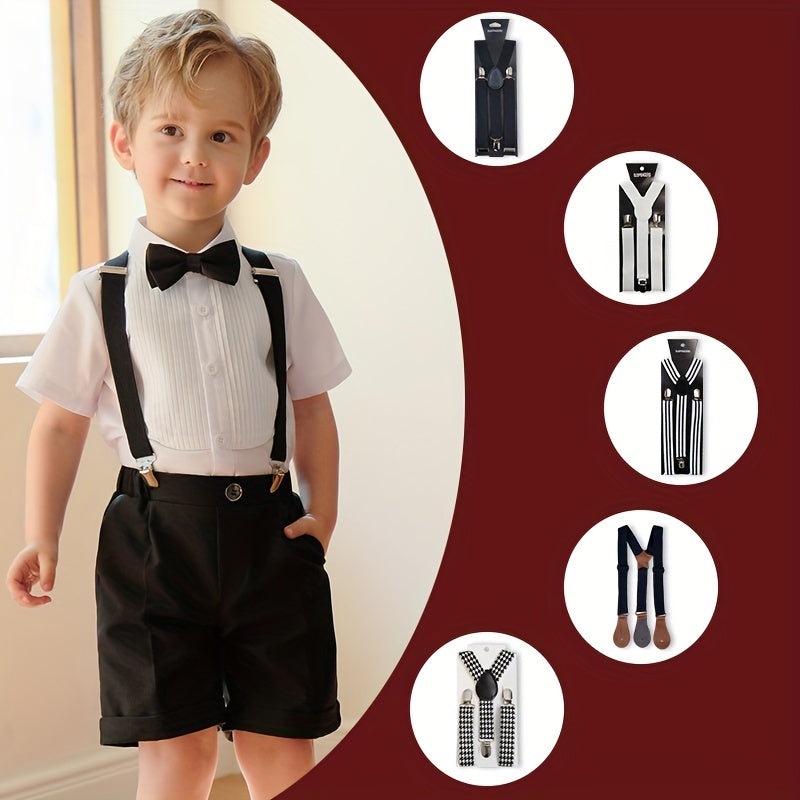 Boys Adjustable Length Suspenders