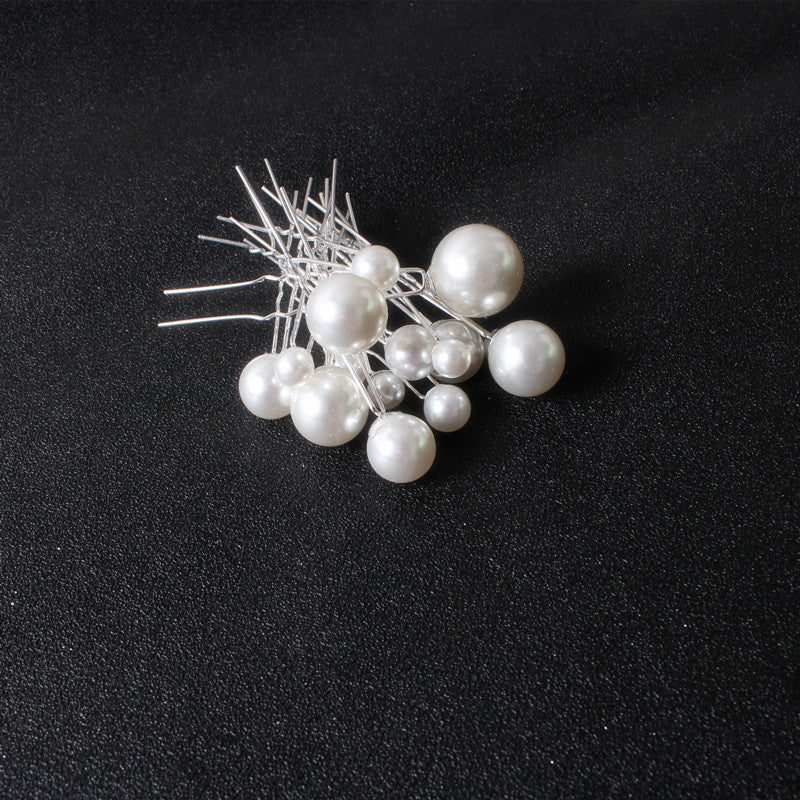18pcs Faux Pearl Hair Pin Set Wedding Hair Accessory