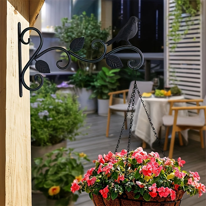 2pcs Hanging Flower Rack Two Birds Garden Flower Plants Supplies